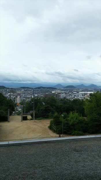 屋島神社石段からの眺め