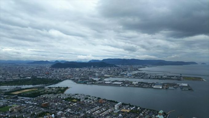 屋島の山上の展望台