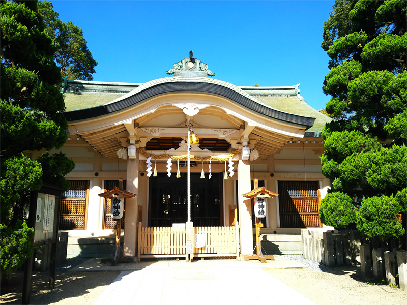 大江神社の拝殿