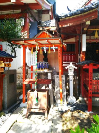 阿倍王子神社の境内にいる御烏社