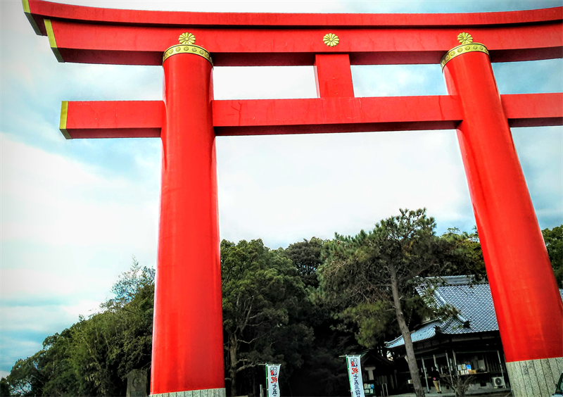 自凝島神社の大鳥居